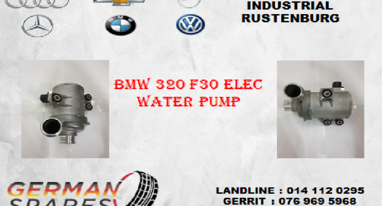 BMW 320 F30 ELEC WATER PUMP FOR SALE