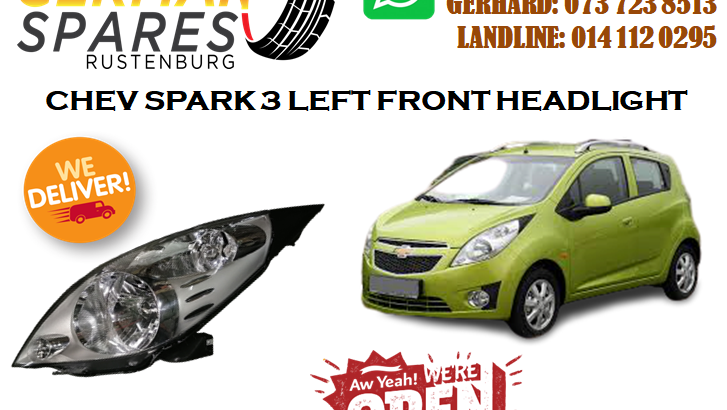CHEV SPARK 3 L/F HEADLIGHT FOR SALE