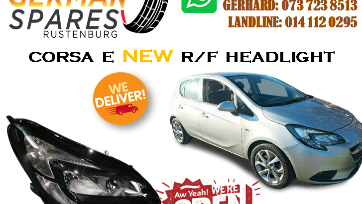 OPEL CORSA E R/F HEADLIGHT FOR SALE