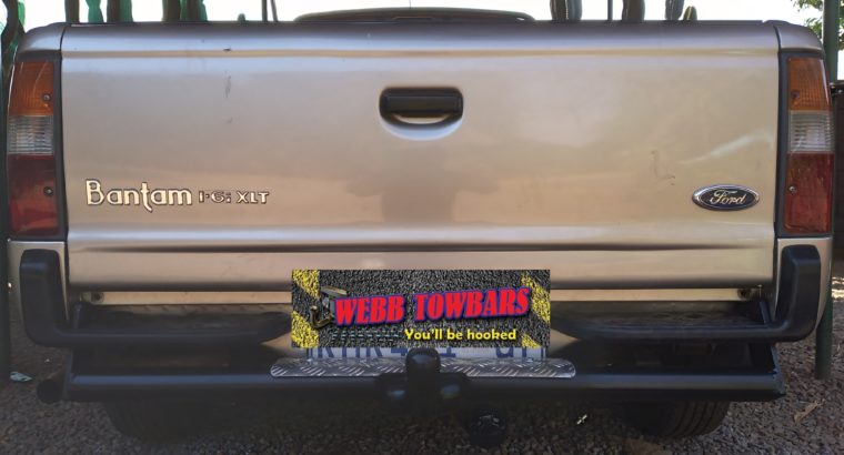 Ford Bantam Straight Pipe with Step Towbars