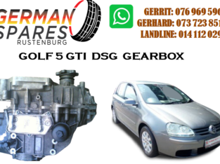 GOLF 5 GTI DSG GEARBOX FOR SALE