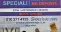 Self Storage in Johannesburg CBD