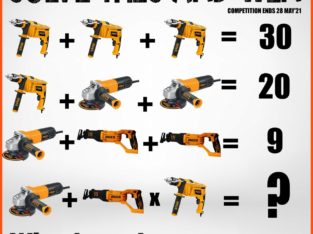 Solve & stand a chance to WIN a INGCO Impact Drill at Wierdapark