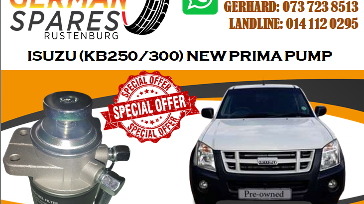 ISUZU KB250/300 NEW PRIMA PUMP FOR SALE