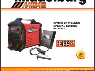 Inverter Welder Special Edition ONLY R1499 at Middelburg Midas