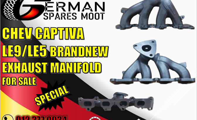 Chev Captiva LE9/LE5 exhaust manifold for sale call now