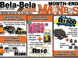 Month-End Madness at Midas Bela Bela!