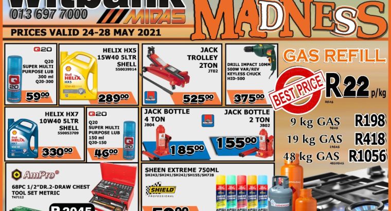Month-End Madness at Midas Witbank!