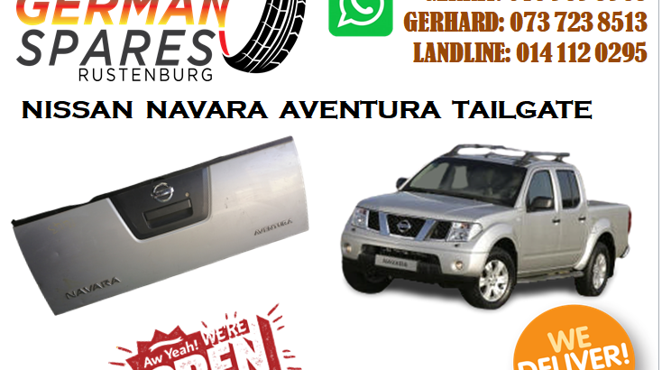 NISSAN NAVARA TAILGATE FOR SALE