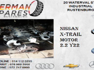 NISSAN X-TRAIL MOTOR 2.2 Y22 FOR SALE