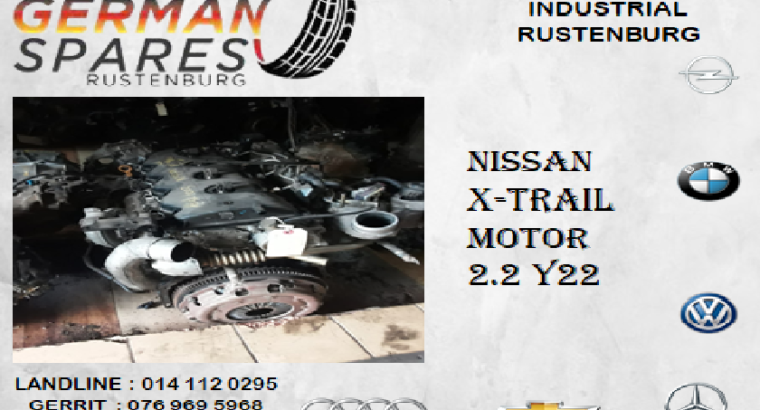 NISSAN X-TRAIL MOTOR 2.2 Y22 FOR SALE