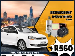 Service Kit Polo Vivo ONLY R560 at Midas Bela Bela!