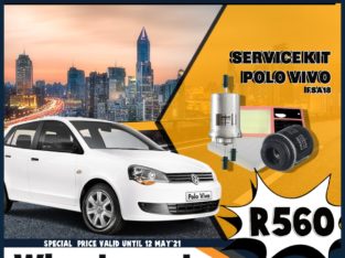 Service Kit Polo Vivo ONLY R560 at Wierdapark Midas!