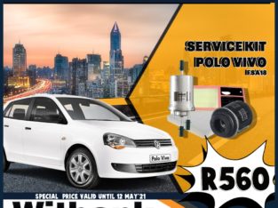 Service Kit Polo Vivo ONLY R560 at Midas Witbank!