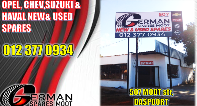 Opel,Chev,Suzuki & Haval new and used spares