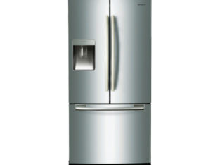 SAMSUNG – 564L Side By Side Fridge Water Dispenser Metallic