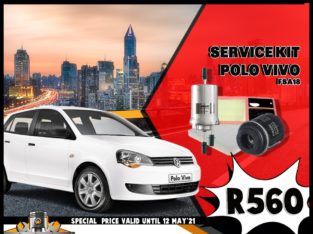 Service Kit Polo Vivo ONLY R560 at Modimolle Spares!