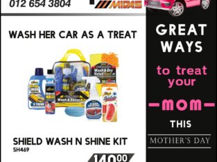 Shield Wash & Shine Kit ONLY R140 at Wierdapark Midas!