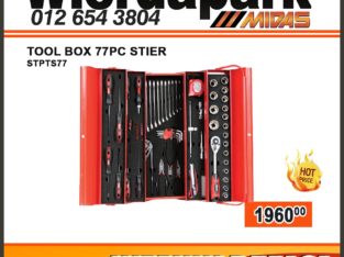 Tool Box 77 Piece Stier ONLY R1960!