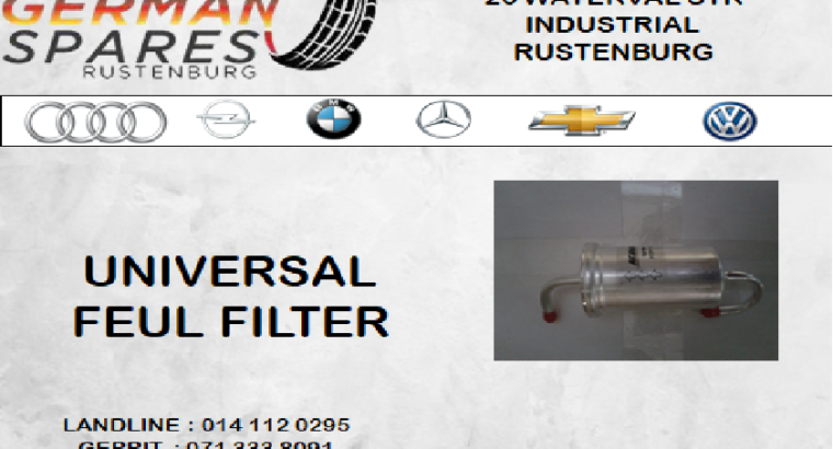 UNIVERSAL FEUL FILTER FOR SALE
