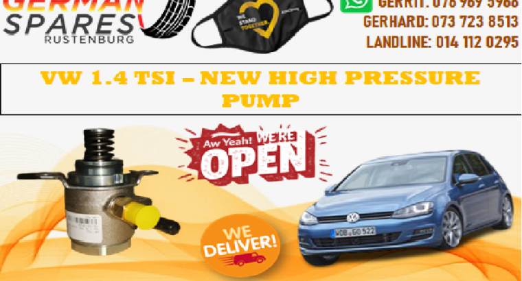 VW 1.4 TSI HIGH PRESSURE PUMP FOR SALE