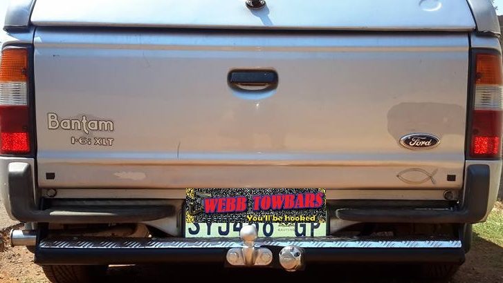 Ford Bantam Straight Pipe with Step Towbars