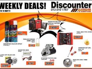 Weekly Deals now on at Discounter Midas!