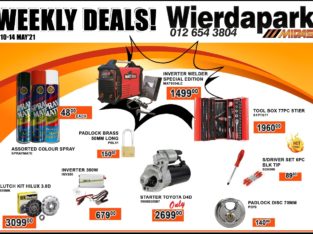 Weekly Deals now on at Wierdapark Midas!