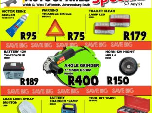 Weekly Specials now on at Kliprivier AUTO Spares!