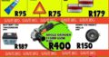 Weekly Specials now on at Wierdapark Midas!