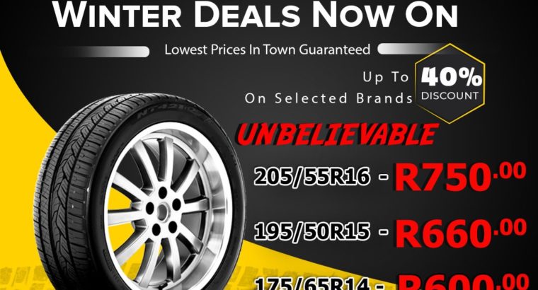 Winter deals now on at Wheel Wise!