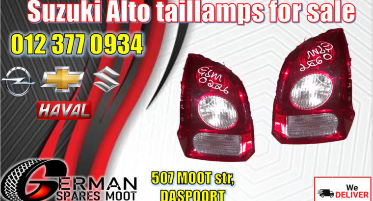 Suzuki Alto taillamps for sale-New & used spares