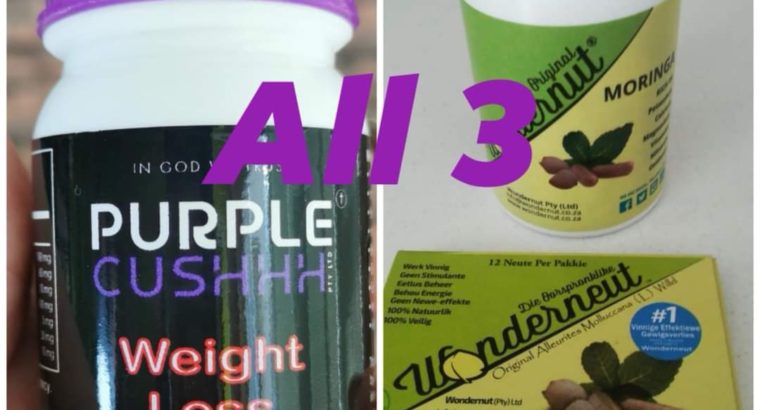 Wondernut and Purple Cushhh Health and Weight loss products