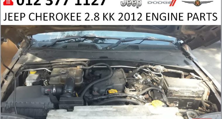 JEEP CHEROKEE 2.8 KK 2012 ENGINE PARTS/SPARES