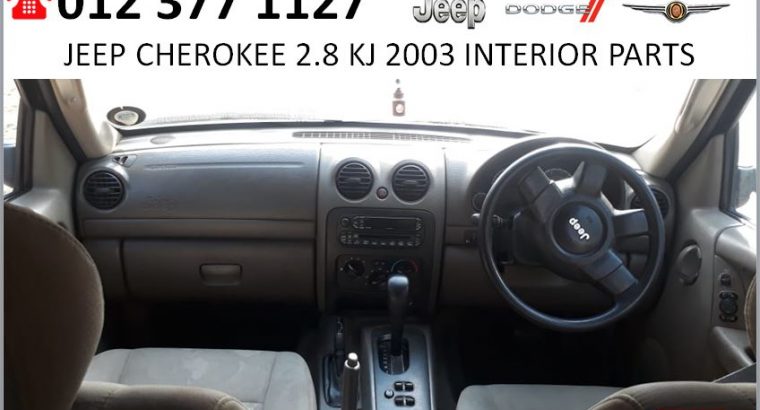 Jeep Cherokee 2.8 kj 2003 interior spares for sale