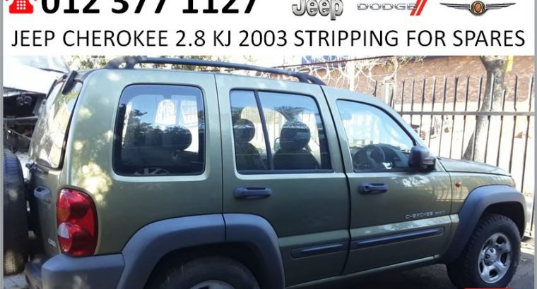 Jeep Cherokee 2.8 KJ 2003 stripping for spares