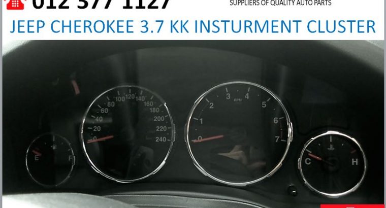 Jeep Cherokee 3.7 KK instrument cluster for sale