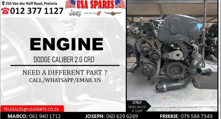 DODGE CALIBER 2.0 DIESEL ENGINE FOR SALE