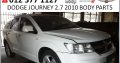 Dodge Journey 2.7 2010 body spares for sale