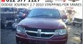 Dodge Journey 2.7 SXT 2010 stripping for spares