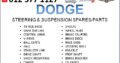 DODGE STEERING & SUSPENSION SPARES/PARTS