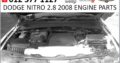 Dodge Nitro 2.8 2008 engine parts for sale