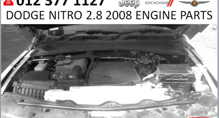 Dodge Nitro 2.8 2008 engine parts for sale