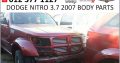 Dodge Nitro 3.7 2008 body spares for sale