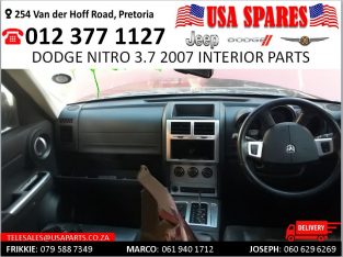 Dodge Nitro 3.7 2007 interior spares for sale