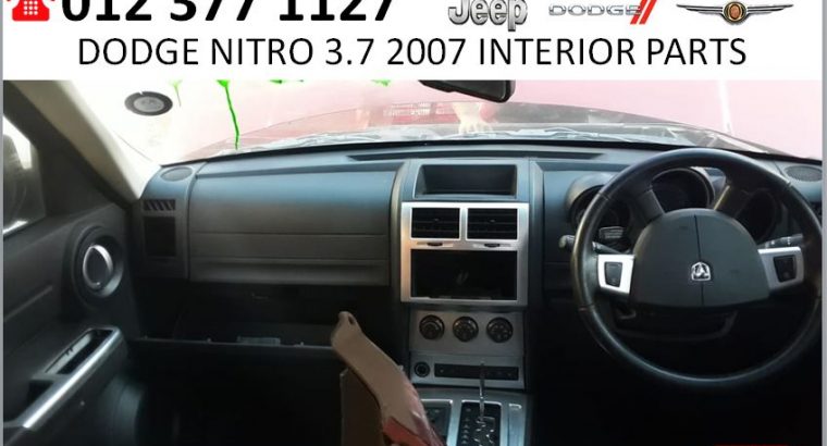 Dodge Nitro 3.7 2007 interior spares for sale
