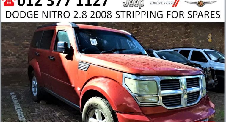 Dodge Nitro 2.8 2008 stripping for spares