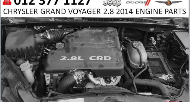 Chrysler Grand Voyager 2.8 2014 engine parts for sale