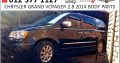 Chrysler Grand Voyager 2.8 2014 body spares for sale