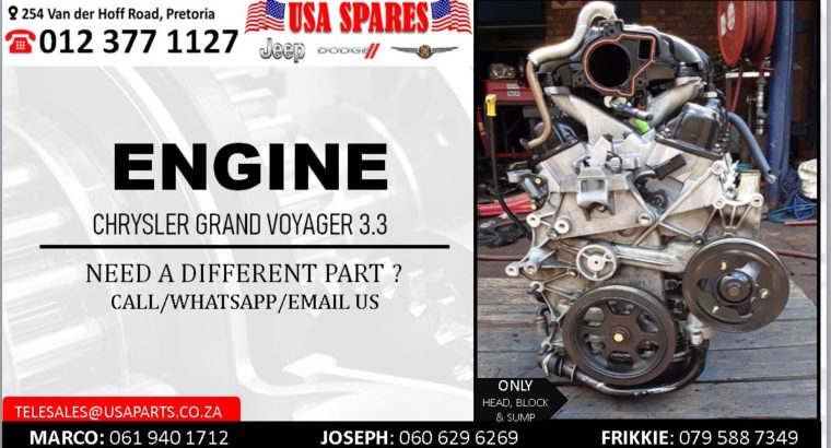 CHRYSLER GRAND VOYAGER 3.3 PETROL ENGINE FOR SALE